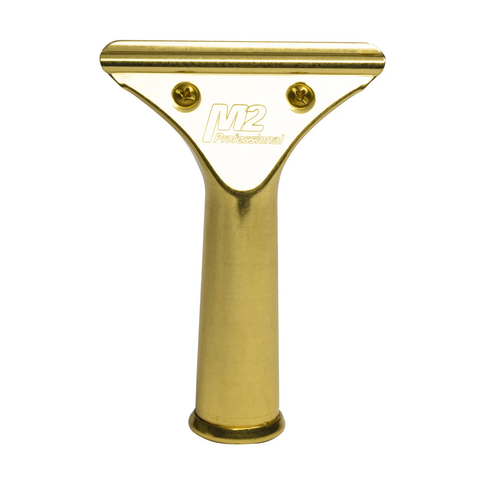 Brass window squeegee handle