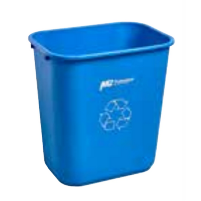 M2 Professional 28qt Blue Recycling Waste Basket (WM-PS028-BL)