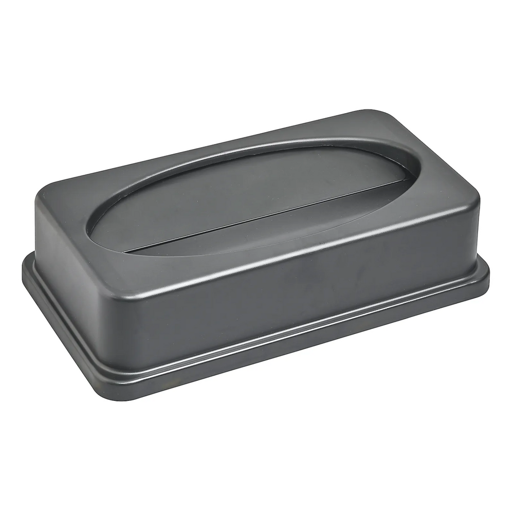 Slim Garbage Container Swing Lid - Grey