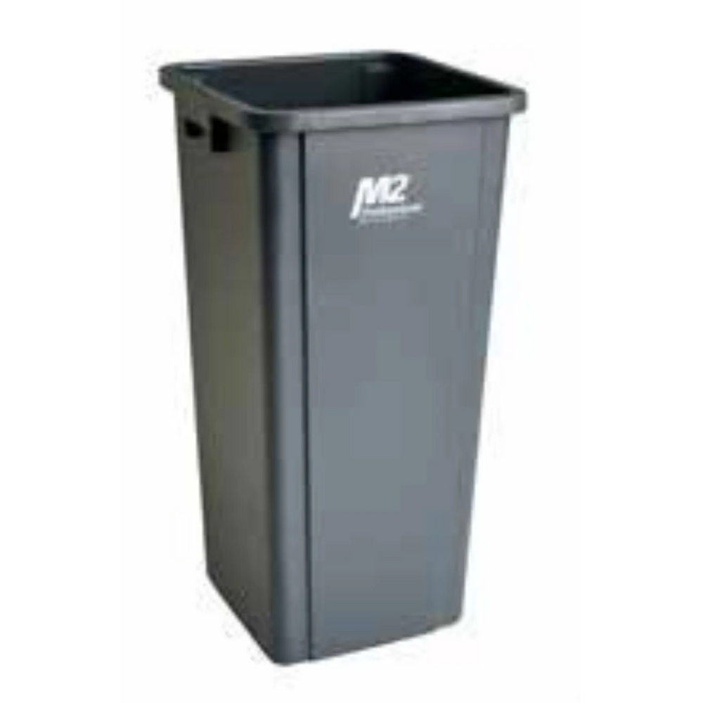23 Gal / 90L Square Garbage Container - Grey