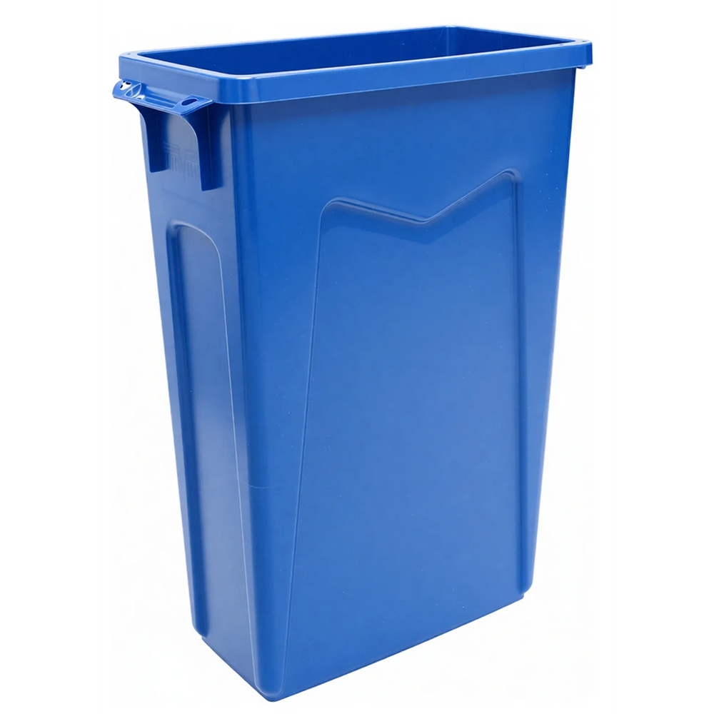 23 Gal / 110 Qt Mavrik Slim Garbage Container - Blue