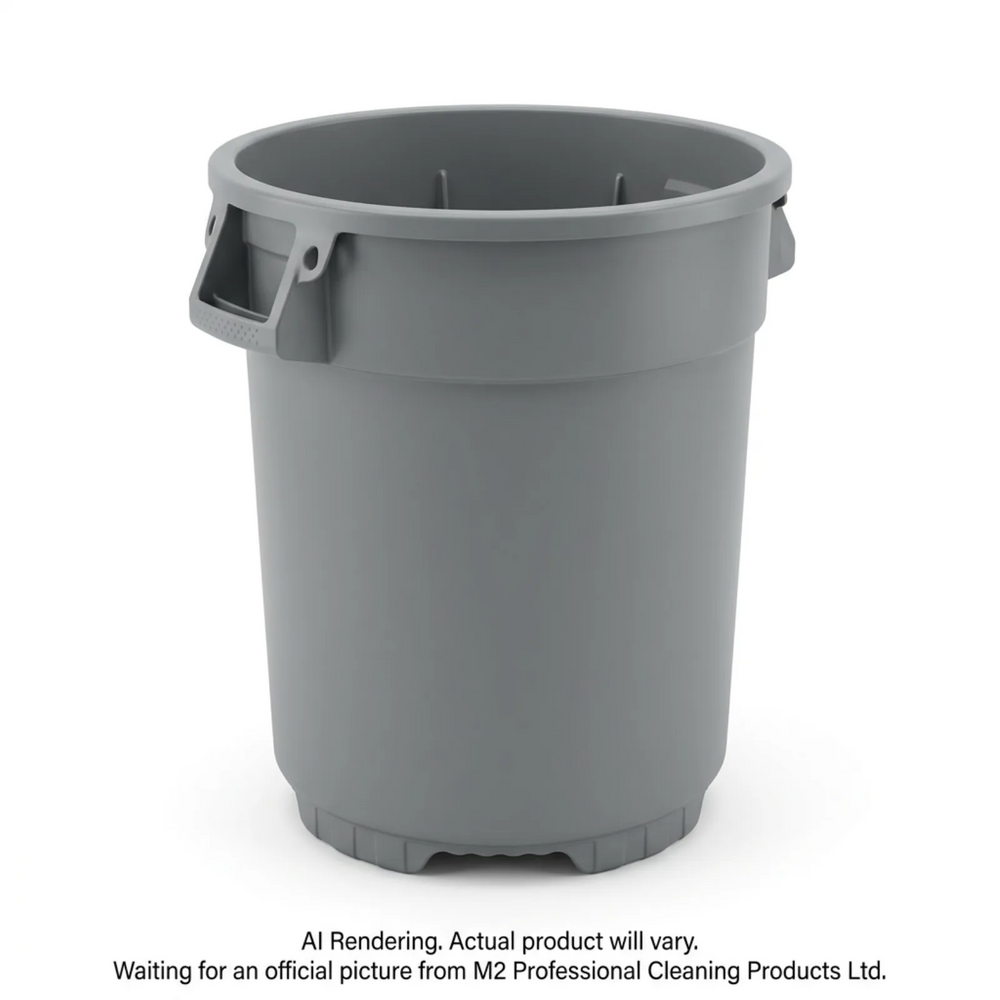 Heavy Duty 20 Gallon Garbage Container-Grey(75L)