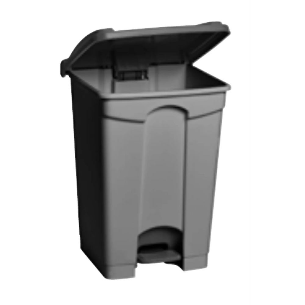 45L /12Gal Step On Garbage can-Plastic-Grey
