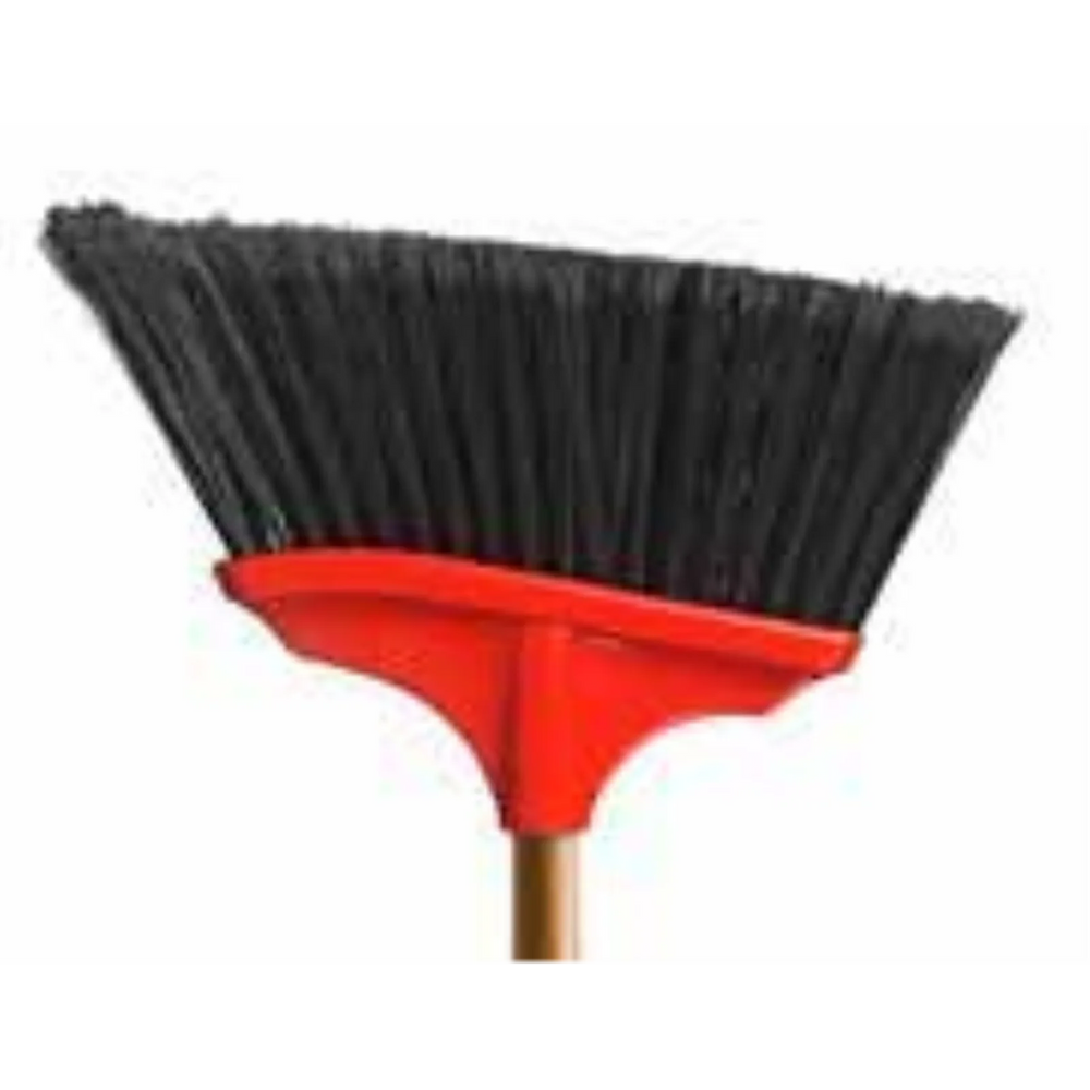 12" Vortex Angle broom w/48" Wood Handle