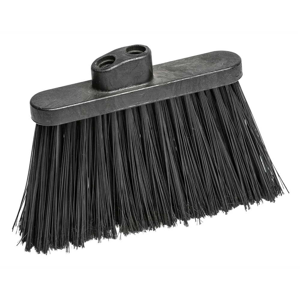 9" Duo-Angle Angle Broom Flagged Head Only - Black