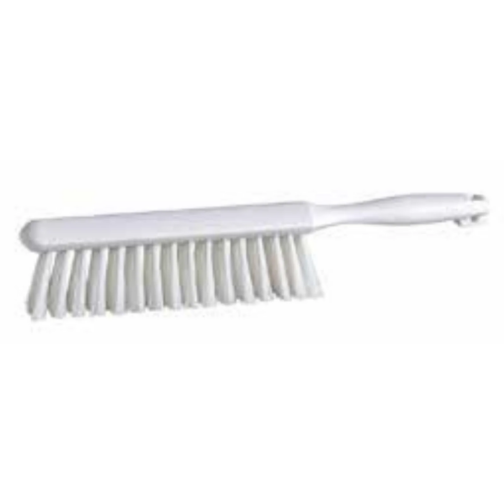 Counter Brushes - White Plastic - White Fibers Medium Stiffness