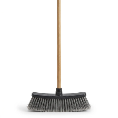 Venus Tall Boy Indoor Outdoor Mag Broom w/48" WOOD Handle