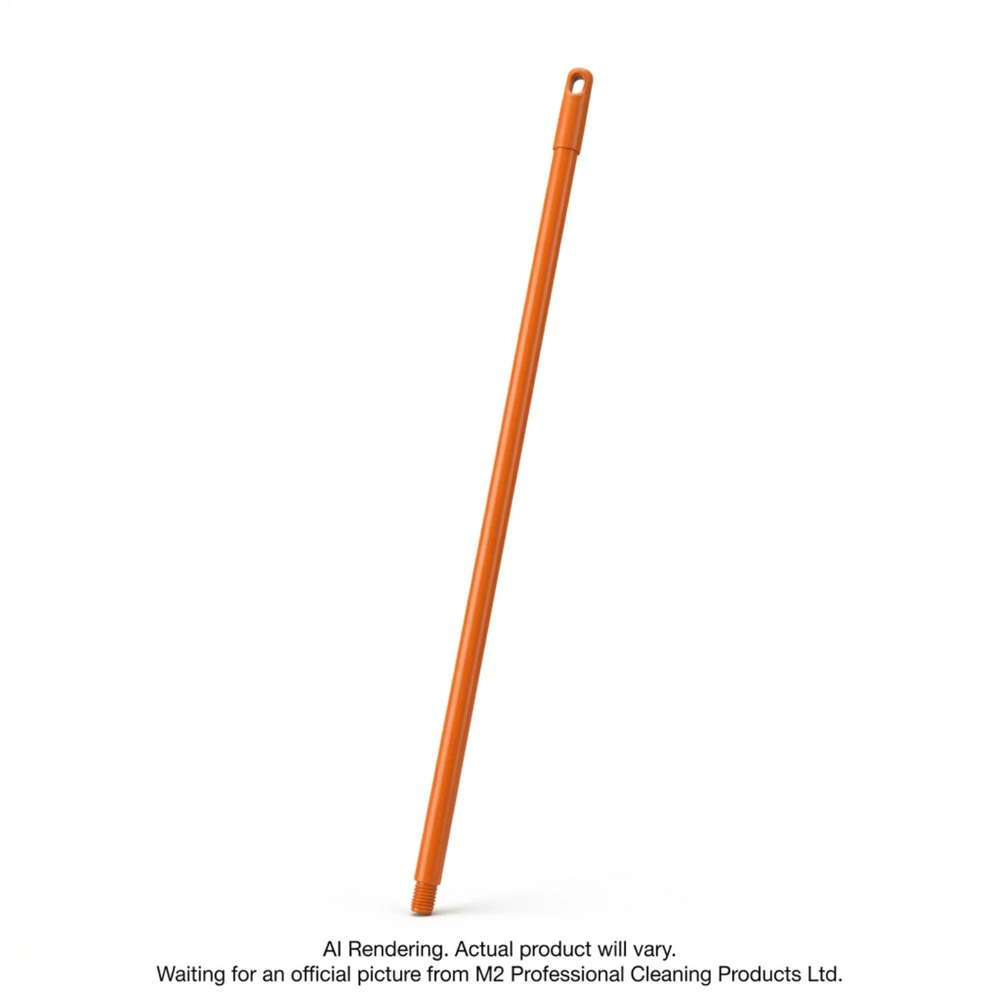 60"x1"D Fiberglass-Orange Threaded handle