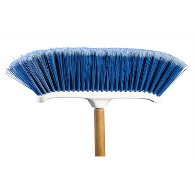 Venus Lrg Indoor Curved Mag Broom w/48" Wood Handle