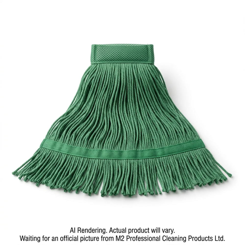 Swipe Cut-End mop 20oz/550g–NB Green FanTail NoBag