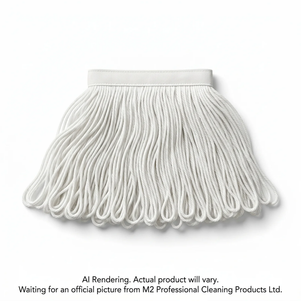 Glacier White nylon floor mop - NB 16oz