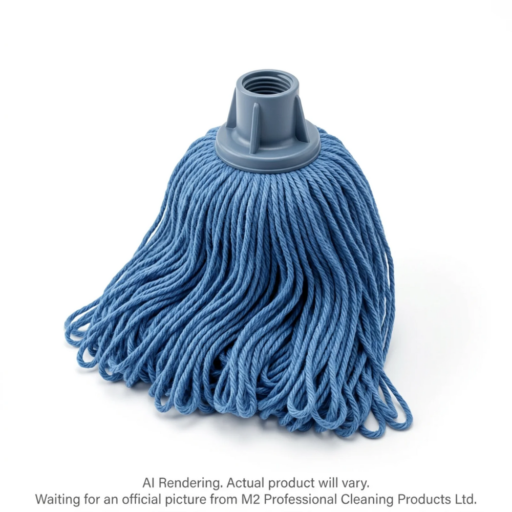 Detachable Looped Yacht Mop 12oz/350g Blue looped