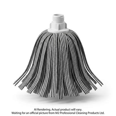 Detachable B/W Strip Mop Refill 50x25cm