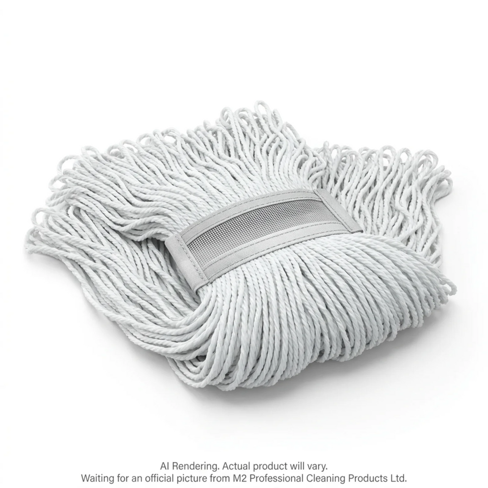 Glacier White nylon floor mop - NB 24oz
