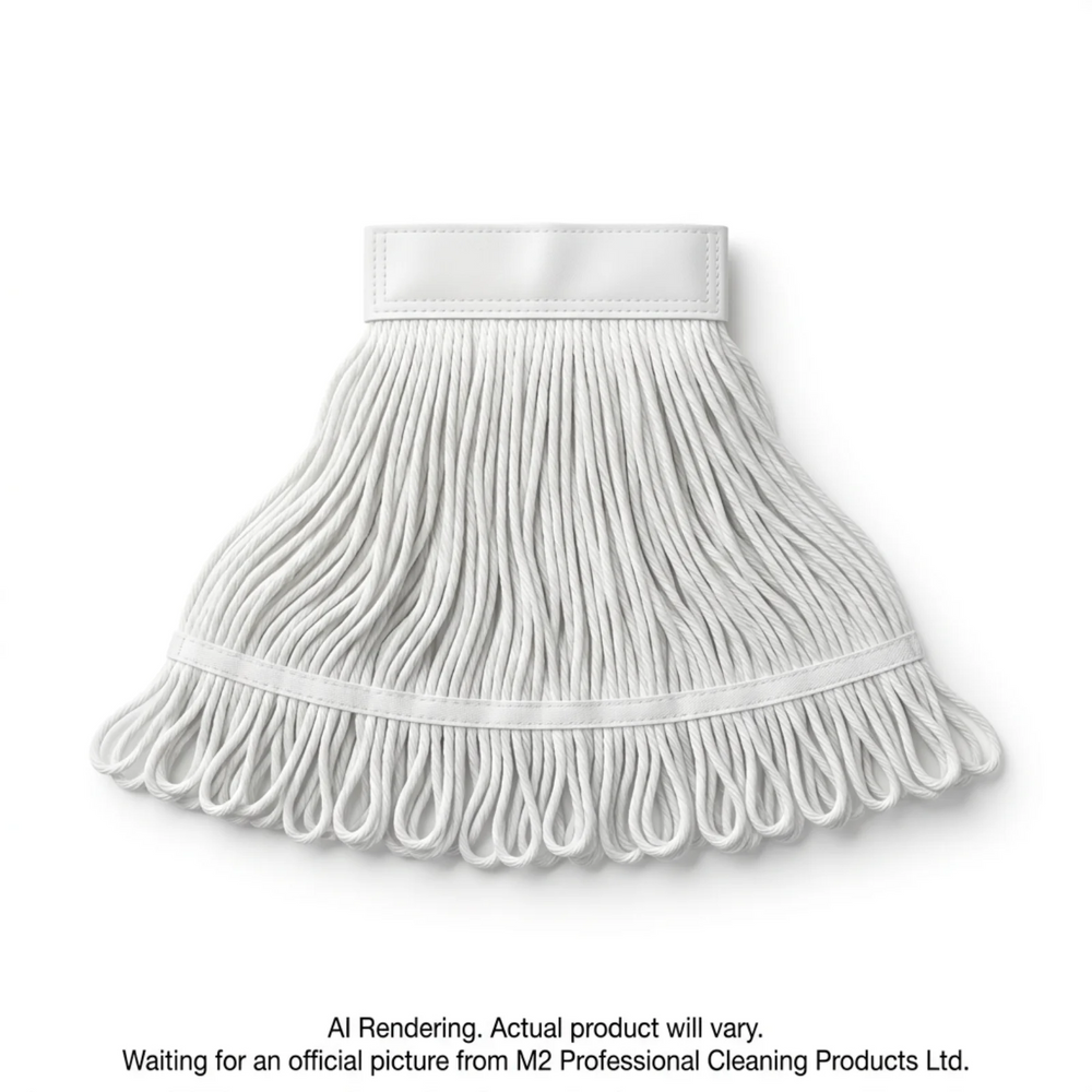 Super Looper–Medium Looped Mop–WB-White