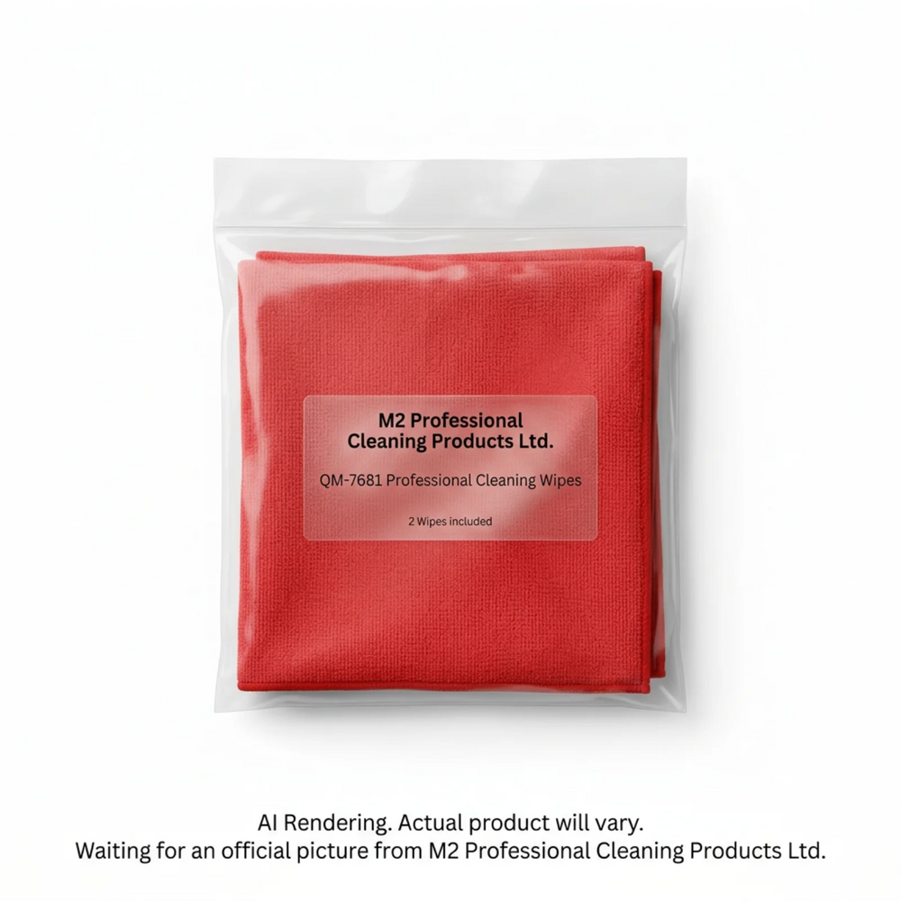 Q-Star Microfiber Cloth-Red-2/bag