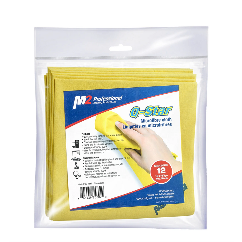 Q-Star Microfiber Cloth-Yellow