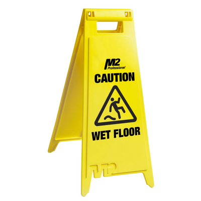 28" Floor Sign “Caution Wet Floor” – English Only
