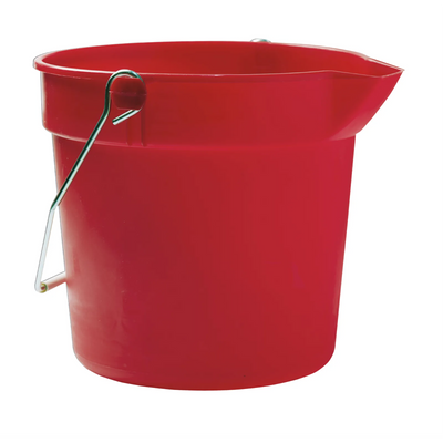 10qt Heavy Duty Pail Red