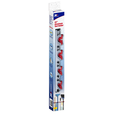 M2 Professional 20" Aluminum Tool Holder with 4 Holders and 7 Hooks (TL-A2050)