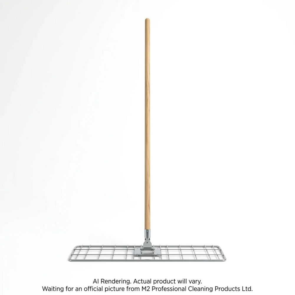 36" Clipper Dust Mop Frame & Wood Handle