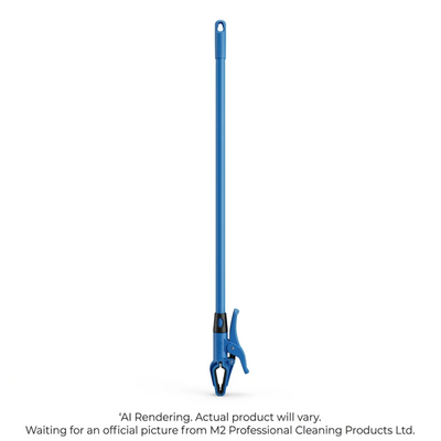 M2 Professional Snap 2 Go Mop Handle 54" Fiberglass Blue (HW-8054F-BL)
