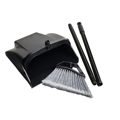 M2 Professional Galaxy Combo Lobby Dustpan with Angle Broom and Two-Piece Handle (DP-L831)