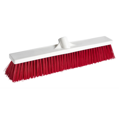 M2 Professional Foodservice Push Broom 18"/45cm Red (PB-FS18-RD)