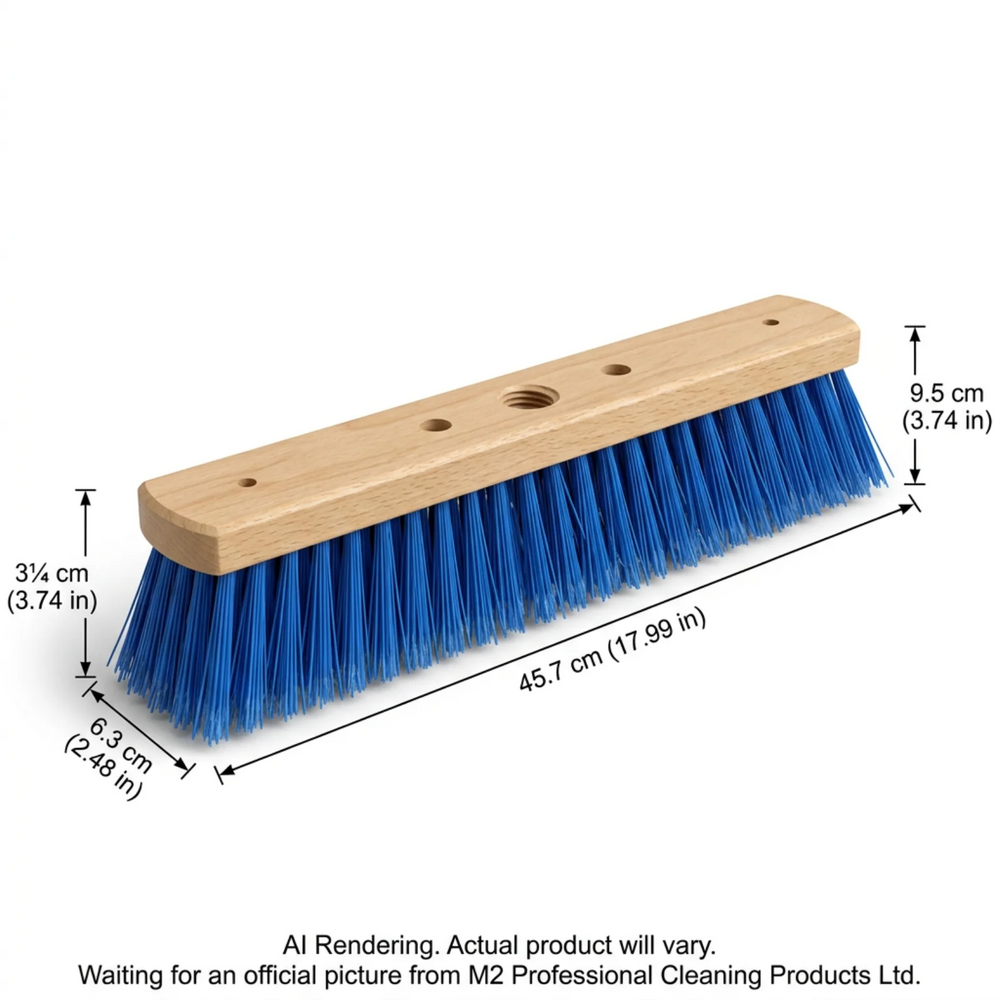 18" Blue flagged tip Fine Sweep