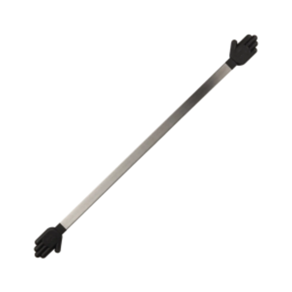 Happy Sinks Wunderbar - Expandable Over-Sink Kitchen Bar (40-70cm) - Stainless Steel & Silicone