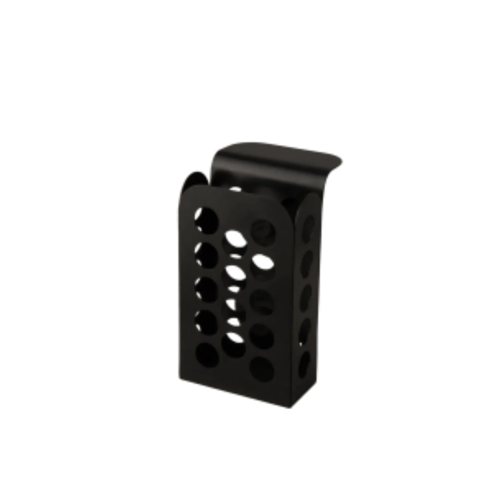 Cutlery basket, black stainless steel