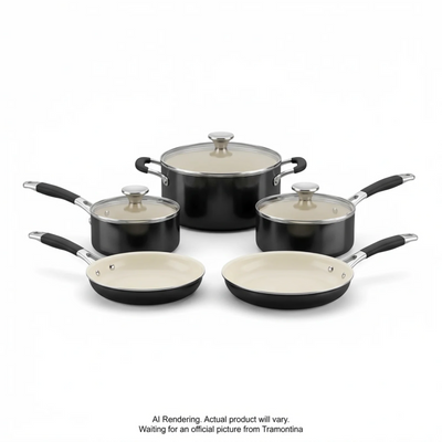 Tramontina 8 Pc Cookware Set - Porcelain Enameled (80110/200DS)