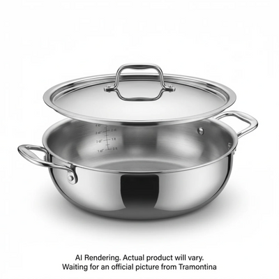 Tramontina Kadai With Lid 6.25 Quart (98050/013DS)