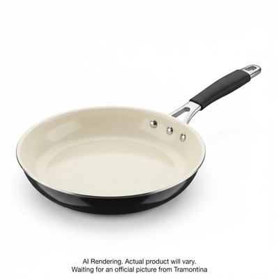 Tramontina 10In Fry Pan - Aluminum Induction, Black Ceramic (80110/019DS)