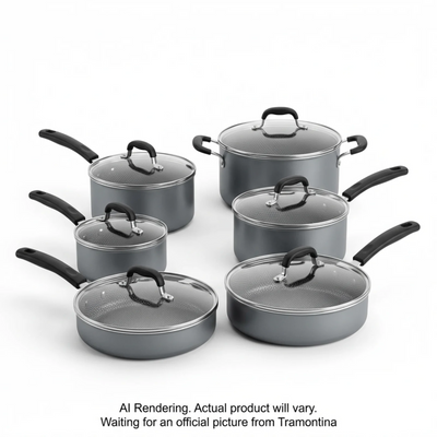 Tramontina 10 Pc Cookware Set Aluminum Nonstick (80119/542CA)