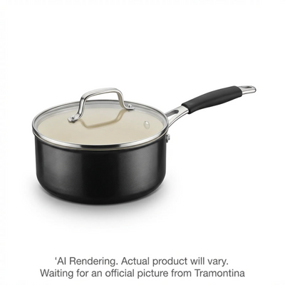 Tramontina 3 Qt Covered Sauce Pan - Ceramic - Coffee Finish (80110/025DS)