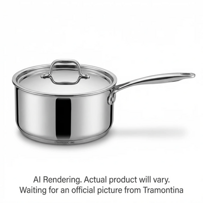 Tramontina Signature 3 Quart Tri-Ply Clad Stainless Steel Covered Sauce Pan (80116/023DS)