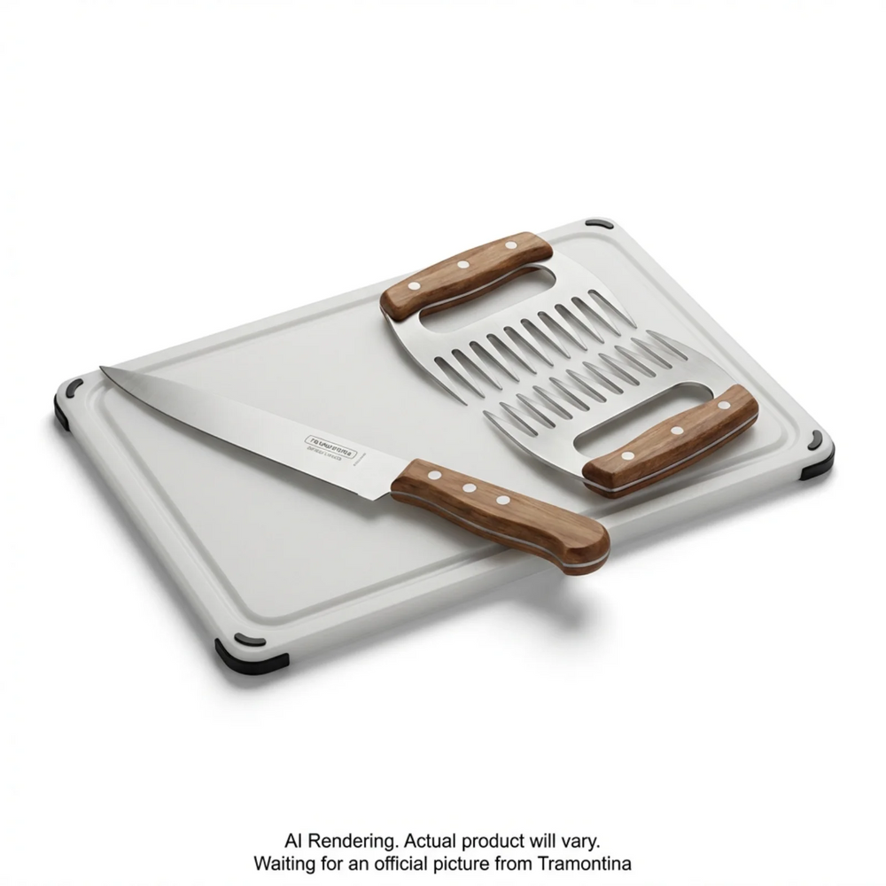 Tramontina Churrasco BBQ 4 Piece Carving and Shredding Claws Set