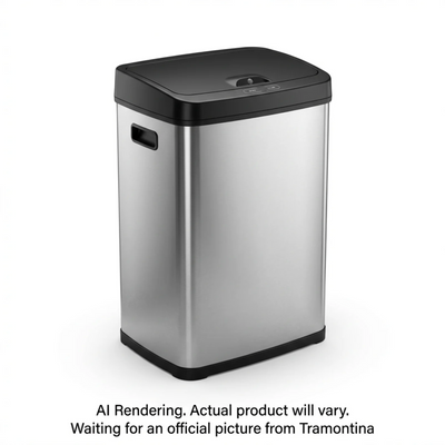 Tramontina 13 Gal Sensor Trash Can - Natural (81200/044DS)