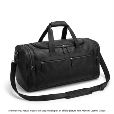 Mancini Buffalo Collection Duffle Bag (99-5469-BLACK)