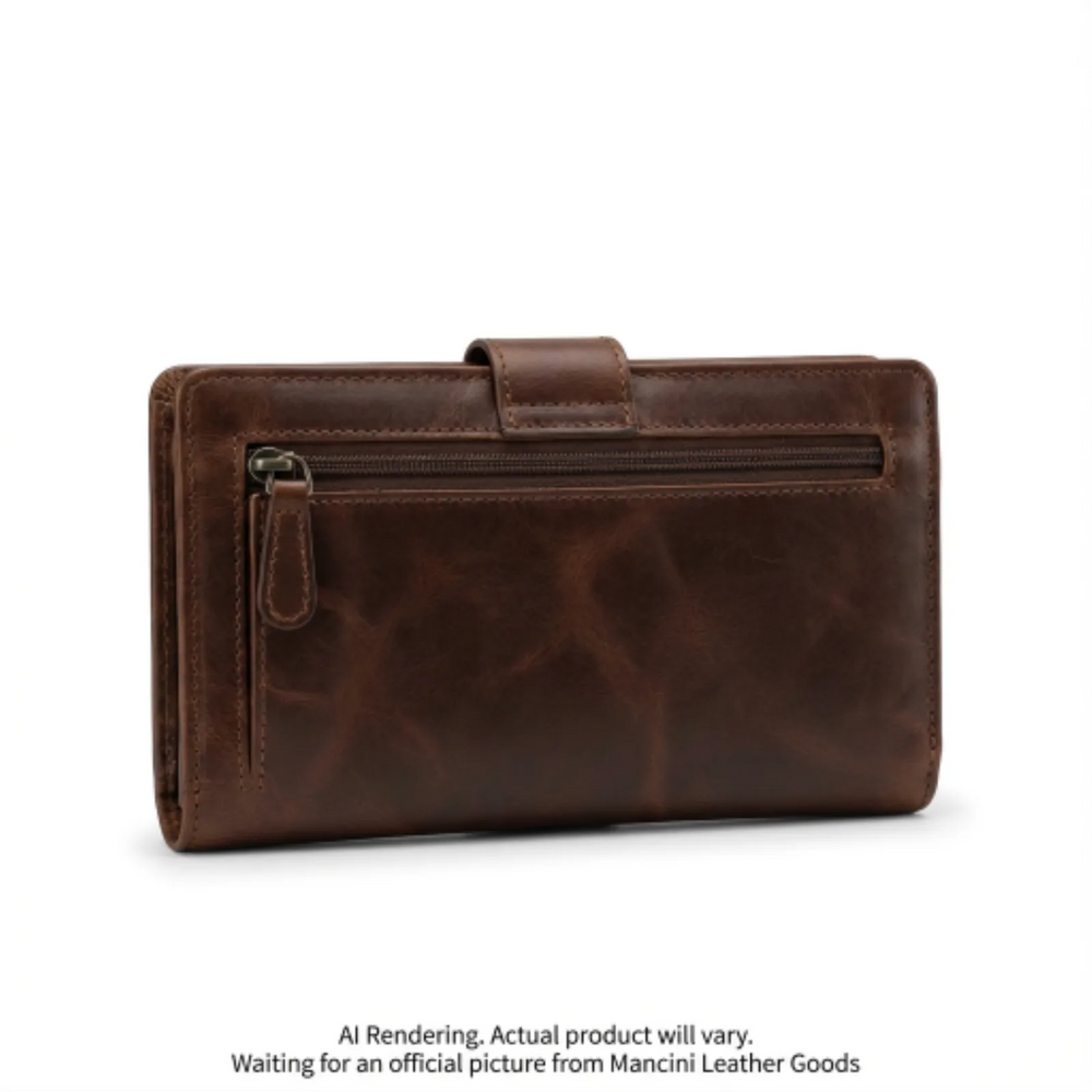 RFID Secure Medium Clutch Wallet