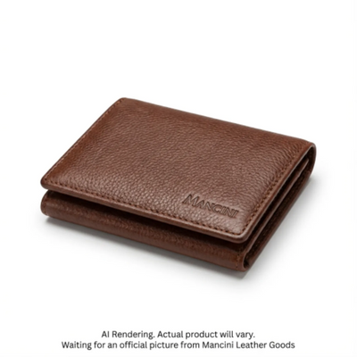 Mancini Fifth Avenue RFID Secure Trifold Wallet (2025296-BROWN)