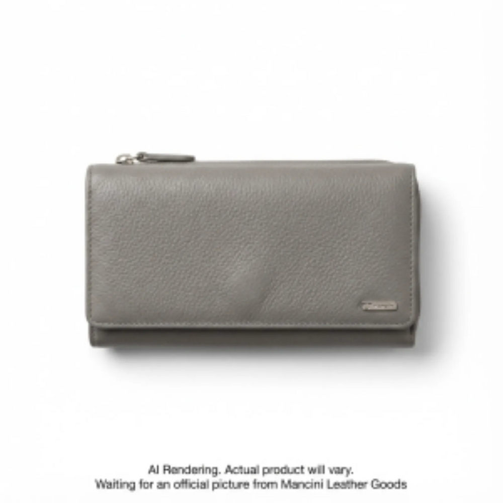Pebble RFID Medium Clutch Wallet