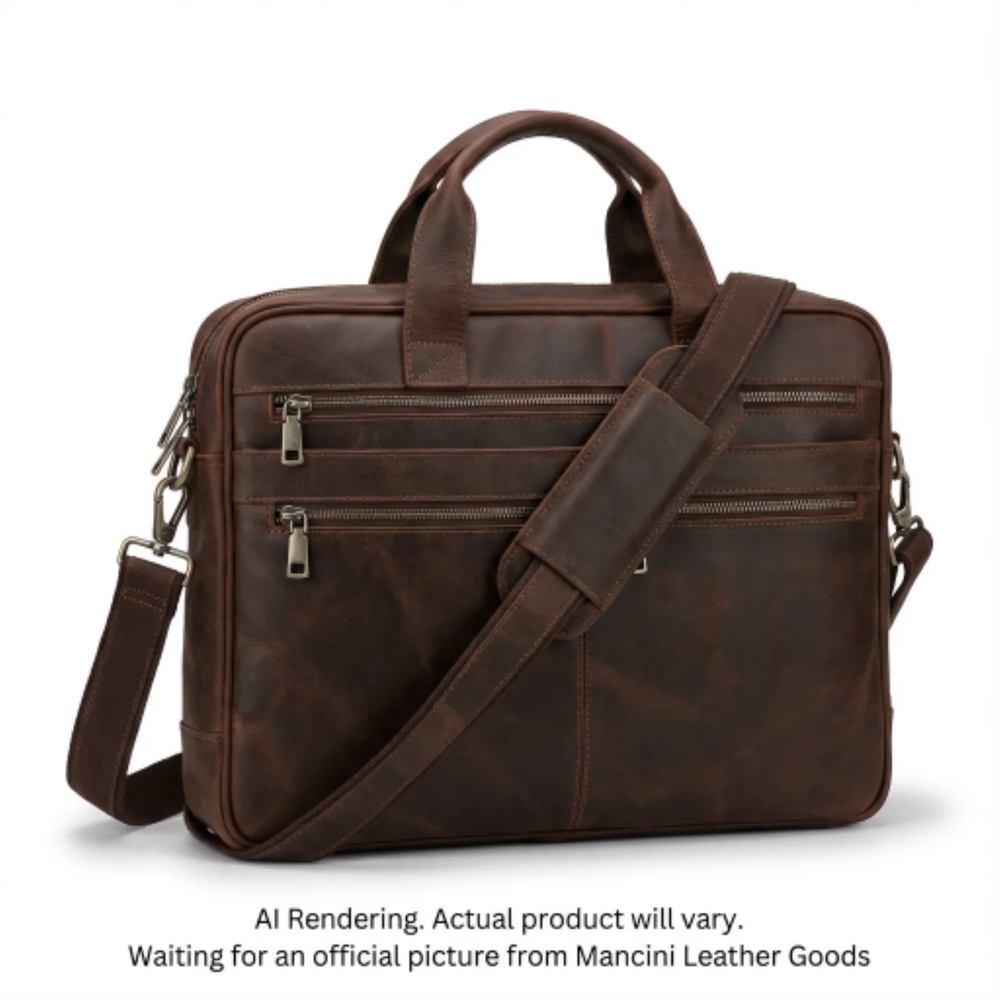Buffalo Briefcase with Dual Compartments for 15.6” Laptop