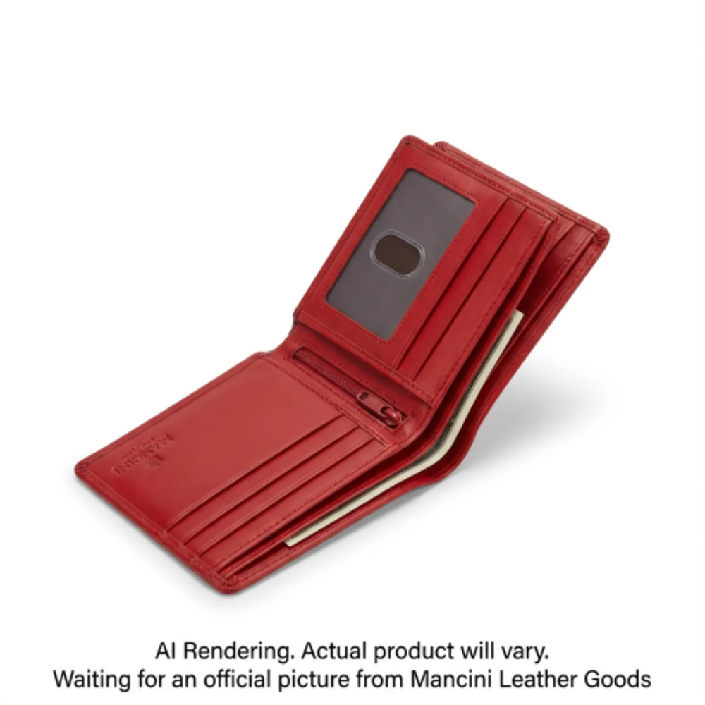 Equestrian2 RFID Center Wing Wallet with Coin Pocket