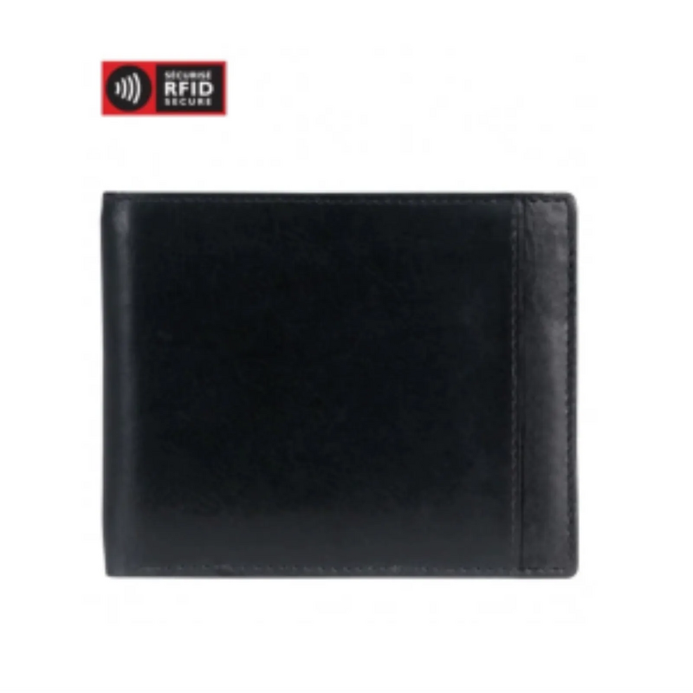 Casablanca Men’s Billfold with Removable Passcase Black