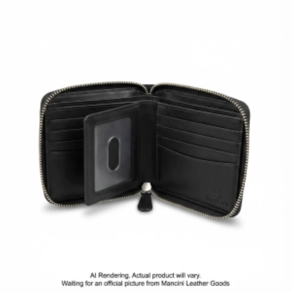 ZIPPERED WALLET REMOVABLE PASSCASE