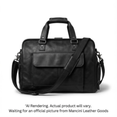 Mancini Buffalo Carry-on Duffle Bag (99-54813-BLACK)