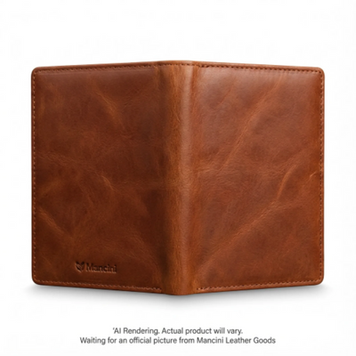 Mancini RFID Secure Passport Holder (8700107-COGNAC)
