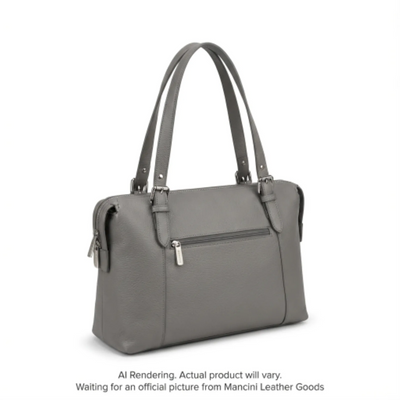 Mancini Leather Handbag (HBP1082-GREY)